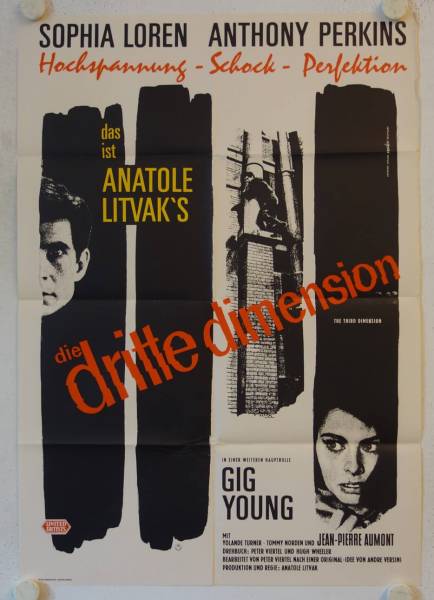Die dritte Dimension originales deutsches Filmplakat